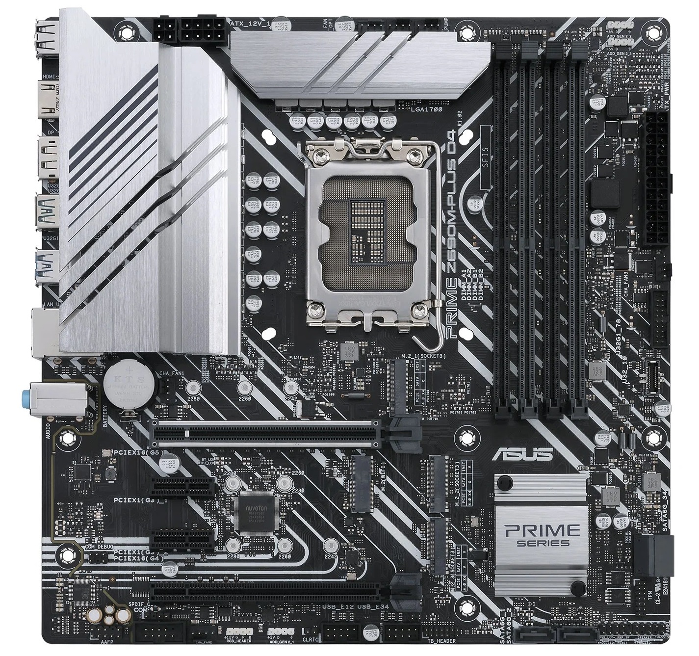 ASUS Prime Z690M Plus D4 (DDR4) - The Intel Z690 Motherboard